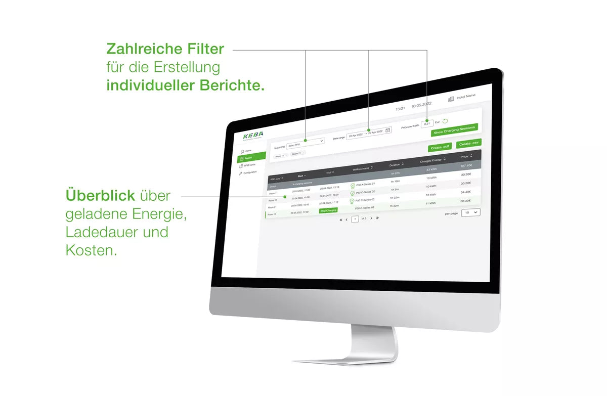 KEBA Hotelsoftware Emobility Solution - Small