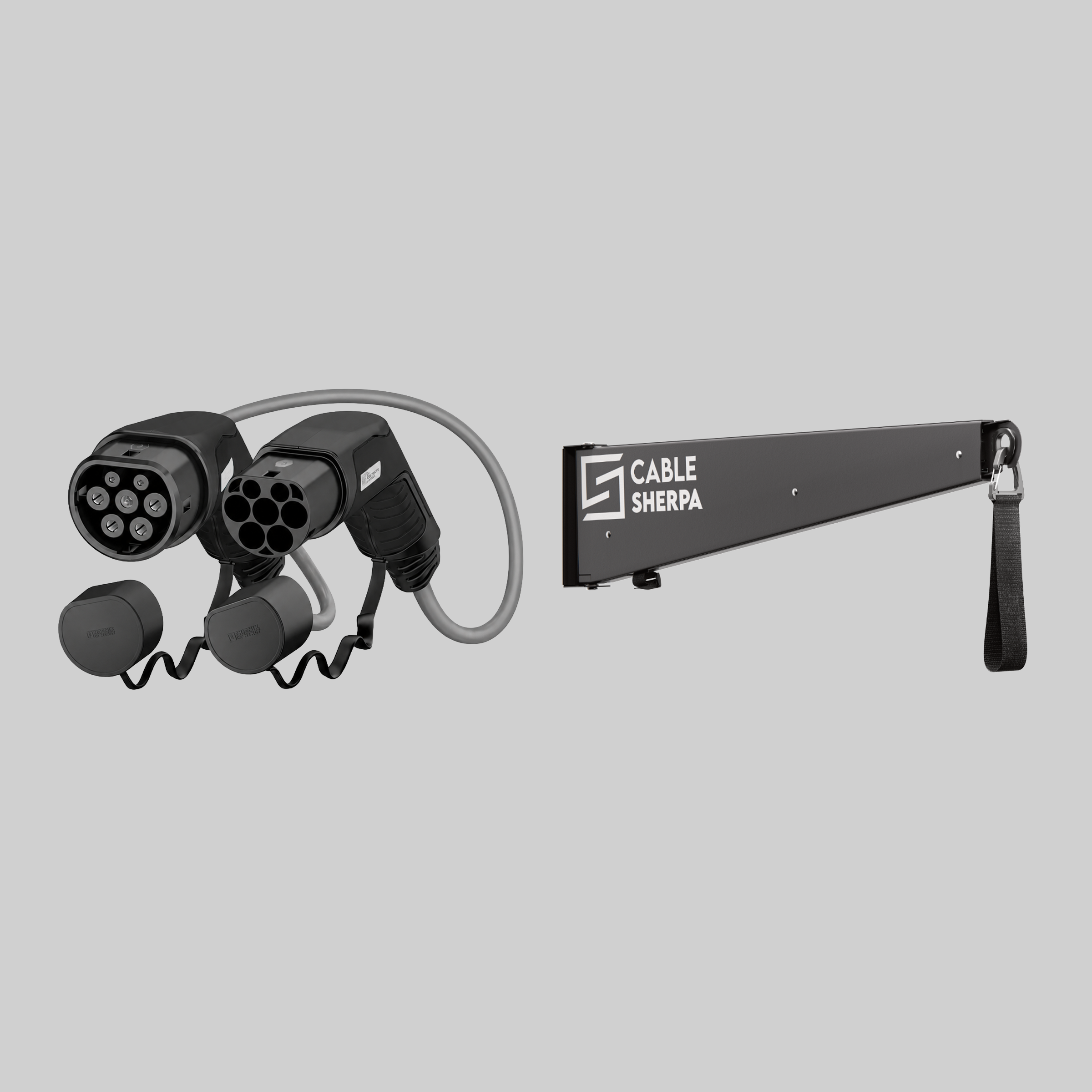 Ladekabel-Set 22 kW mit Cable Sherpa Classic – 5 m